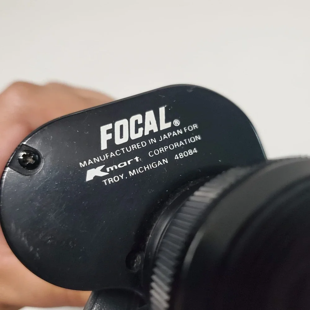 Vintage Focal Binoculars 7 X 35 Wide Angle Kmart‎ 525ft at 1000 yards With Case